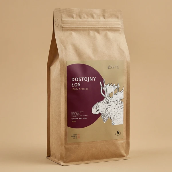 Kawa Dostojny Łoś - opakowanie