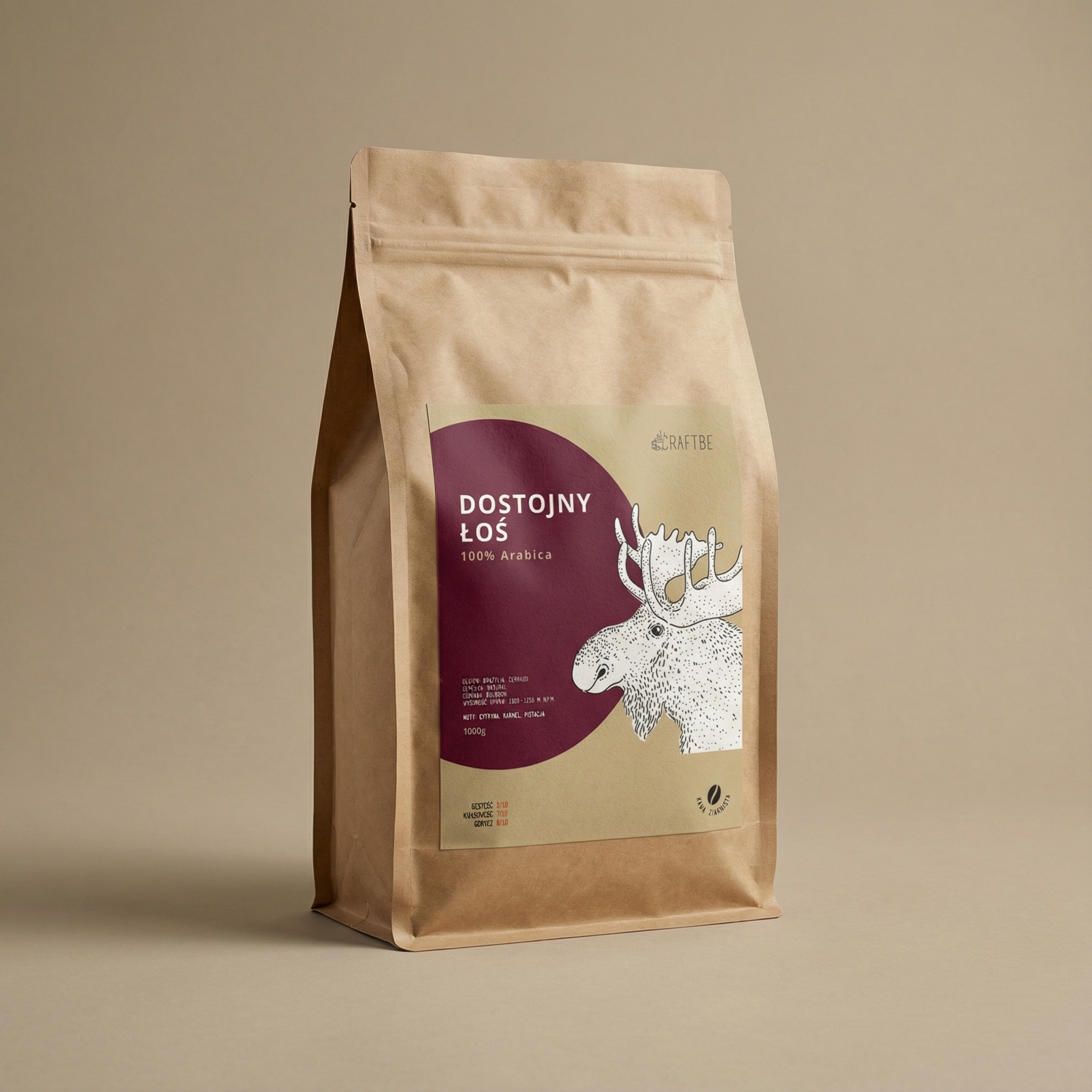 Kawa Dostojny Łoś - opakowanie