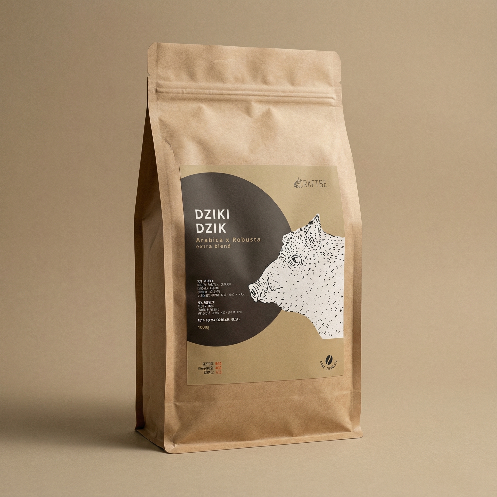 Kawa Dziki Dzik - opakowanie