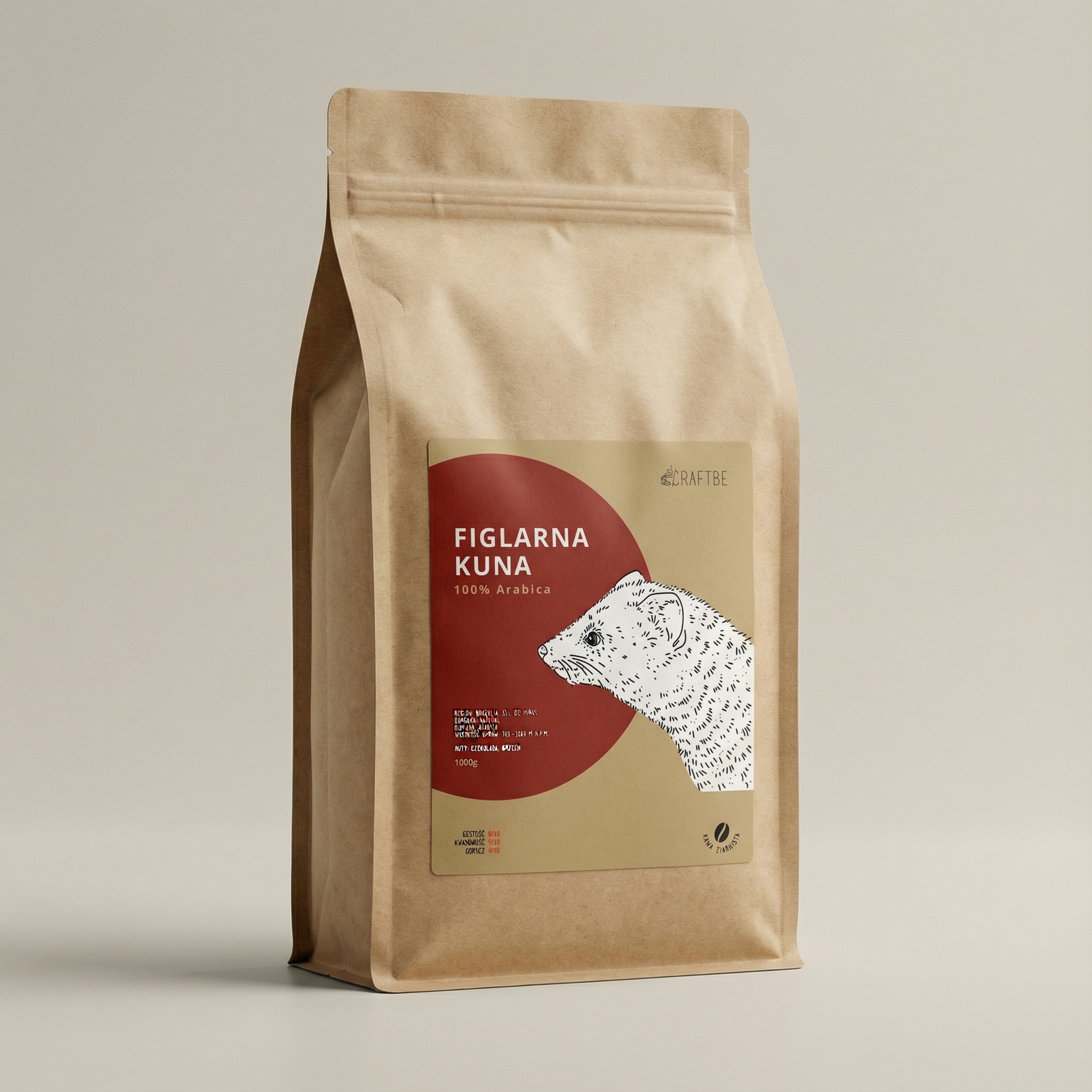 Kawa Figlarna Kuna - opakowanie