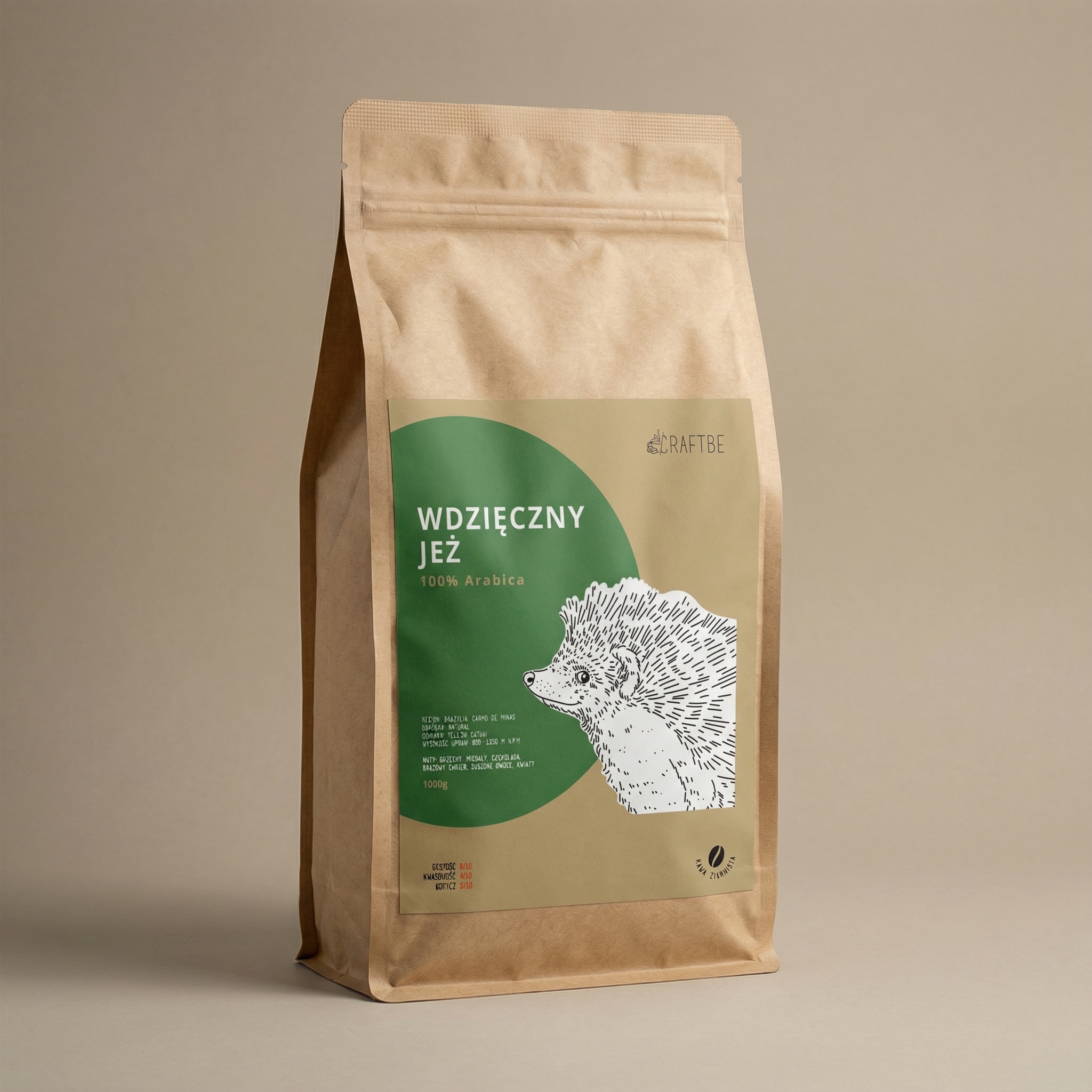 Kawa Wdzięczny Jeż - opakowanie